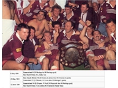 85 - 1991 State of Origin series - Queensland celebrates winning the closest ever series