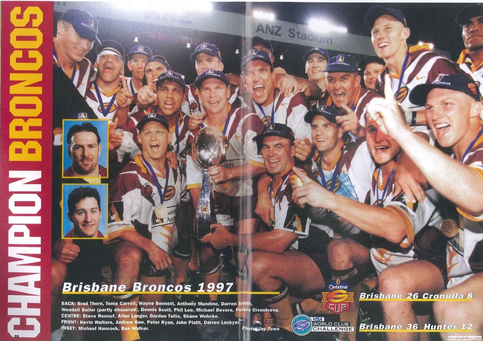 Brisbane/SEQ clubs in ARL/NRL to Roger's site