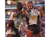71 - Darren Smith scores a try during the 1998 NRL Grand Final