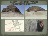 14 - Mud brick pyramids of 12th dynasty built in part by the Israelites