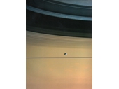 68 - Dione against the majestic backdrop of Saturn's moons