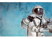 27 - Alexei Leonov during the first spacewalk