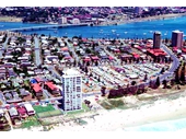 1980's Aerial view of Main Beach