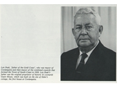 1958 Len Peak - first mayor of South Coast council