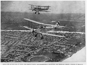 110 - Aviators above Davies Park speedway in the 1930's