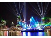 120 - Laser show during River Festival