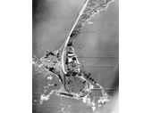 86 - Aerial view of Cleveland Spit in 1920
