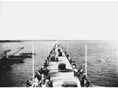 9 - The opening of the 2.7km long Hornibrook Highway Bridge which opened in 1935