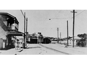 103 - Looking across Breakfast Creek Bridge to the Breakfast Creek Hotel in the 1920’s