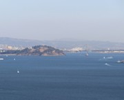 26 - Alcatraz Island and the Oakland Bay Bridge