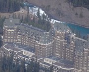 39 - Fairmont Banff Springs from Mount Rundle