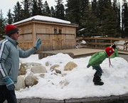 81 - Snowfight at Lake Louise