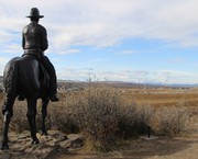 92 - Cowboy statue at Cochrane