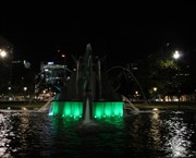 90 - City fountain at night