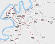 2 - Southside tram map