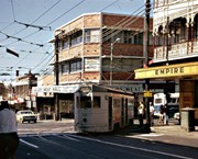 37 - A Tram turns from Brunswick St onto Ann St in the Valley