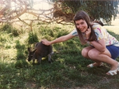 33 - Jenny Welch and kangaroo