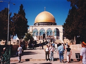 22 - Trevor and Wayne at the Dome of the Rock